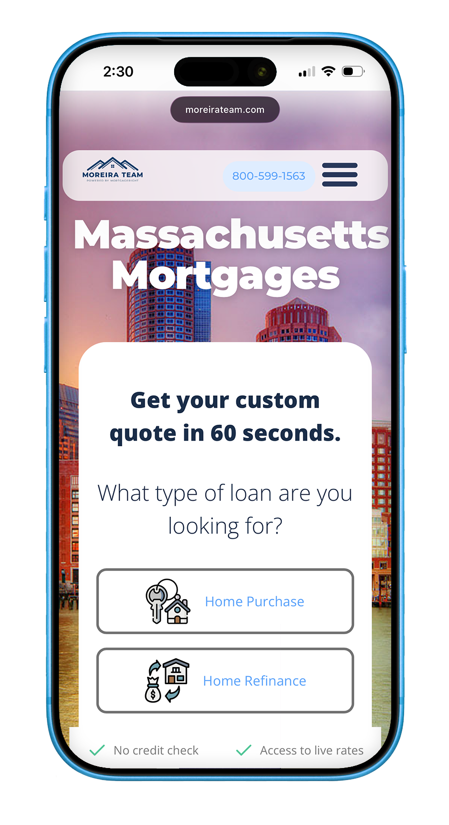massachusetts mortgage quick quote