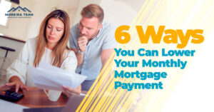 couple discussing ways to lower their mortgage payment