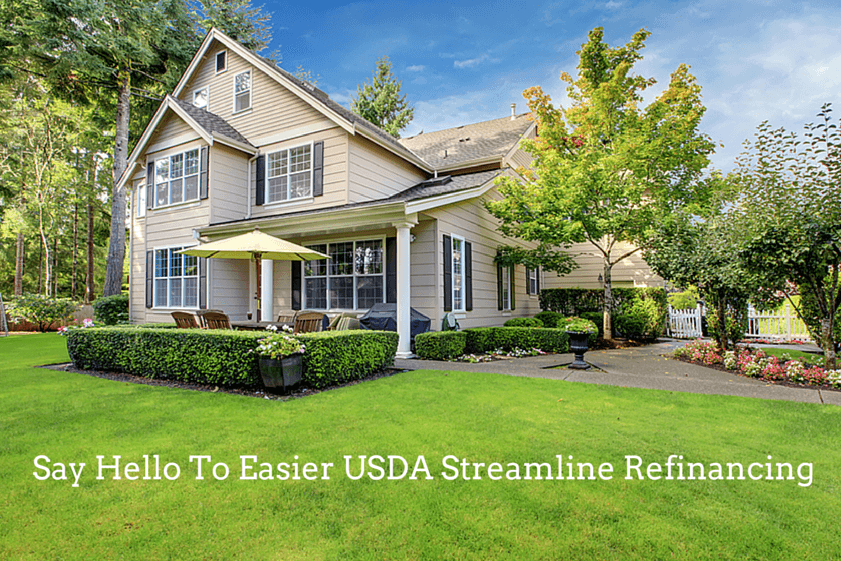 USDA streamline Refinance