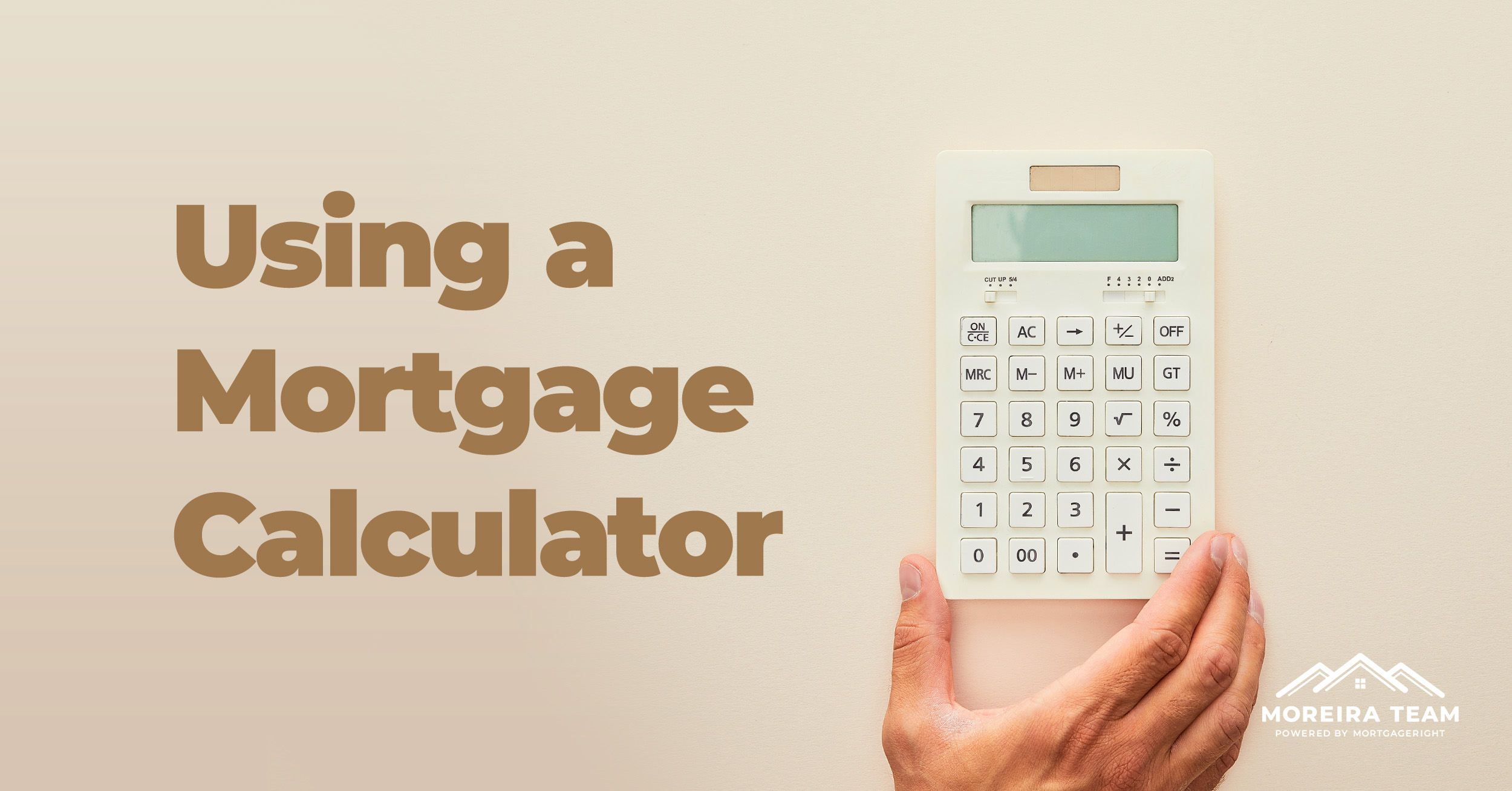 Using a mortgage calculator